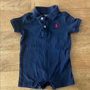 Ralph Lauren Navy Classic Polo Shortall